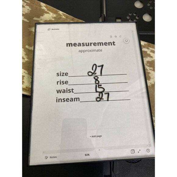 7 For All Mankind Womens The Cropped Skinny Jeans Brown Ikat Print Size‎ 27 - Picture 7 of 7